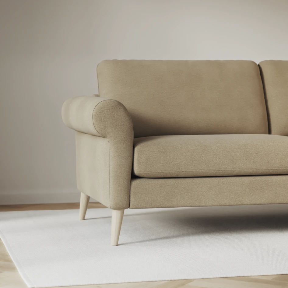 Bridge - 3-sits soffa med schäslong vänster och divan höger - Beige