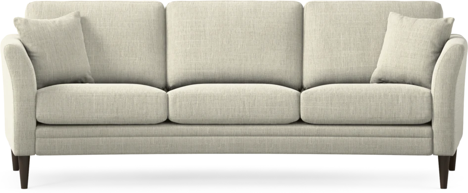 Eden - 3-sits soffa svängd - Beige