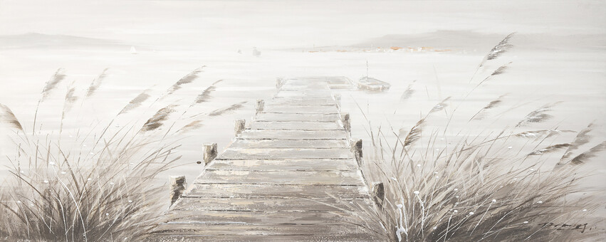 Pier - Tavla, 150x60 cm - Beige