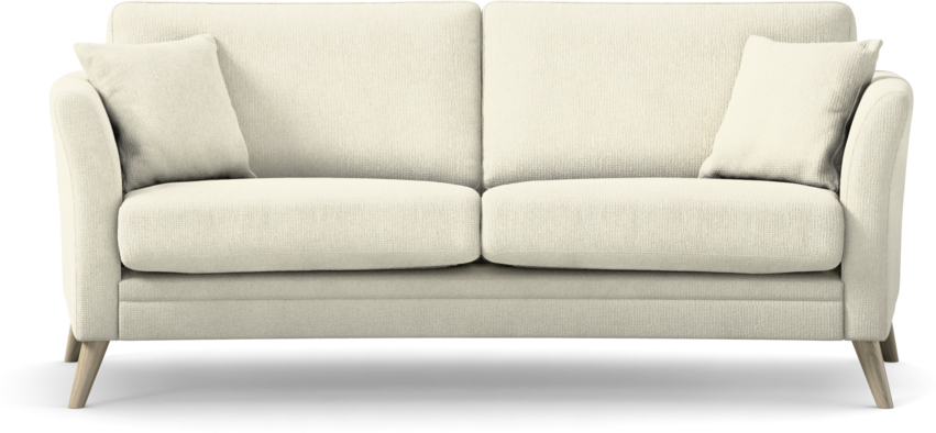 Eden - 2,5-sits soffa svängd - Vit