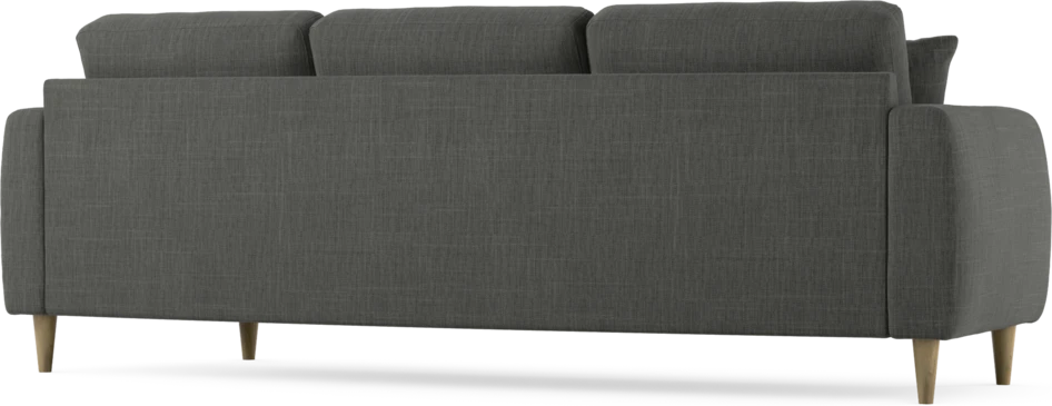 Eden - 3-sits soffa svängd - Grå