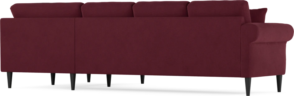 Eden - Hörnsoffa, 3+1-sits - Röd