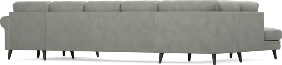 Eden - 3-sits soffa med divan vänster och schäslong höger - Grå