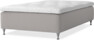 Delux Dream - Ramsäng, enkelsäng med bäddmadrass - Grå