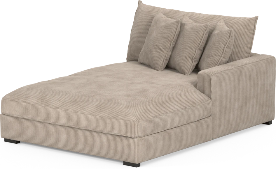 Rossi - Schäslong XL vänster - Beige