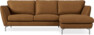 Madison Lux - 2-sits soffa med schäslong höger - Brun