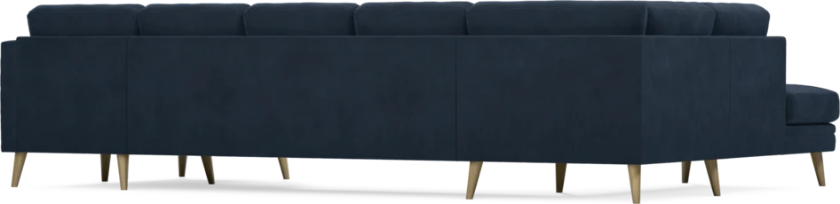 Eden - 3-sits soffa med divan vänster och schäslong höger - Blå