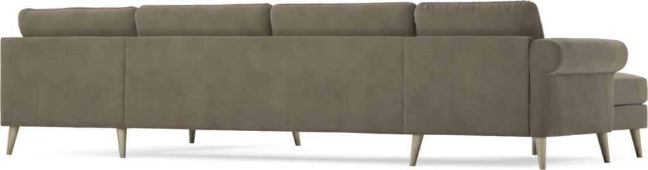 Bridge - 3-sits soffa med schäslong vänster och divan höger - Beige