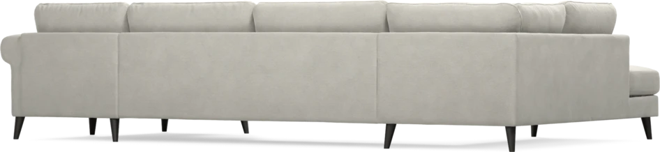 Bridge - 3-sits soffa med divan vänster och schäslong höger - Grå