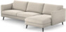 Madison Lux - 3-sits soffa med schäslong höger - Beige