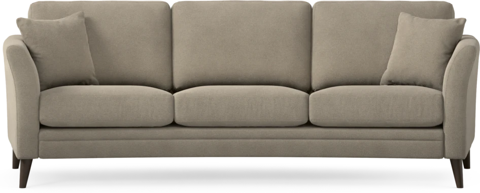Eden - 3-sits soffa svängd - Beige