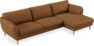 Madison - 3-sits soffa med schäslong höger - Brun