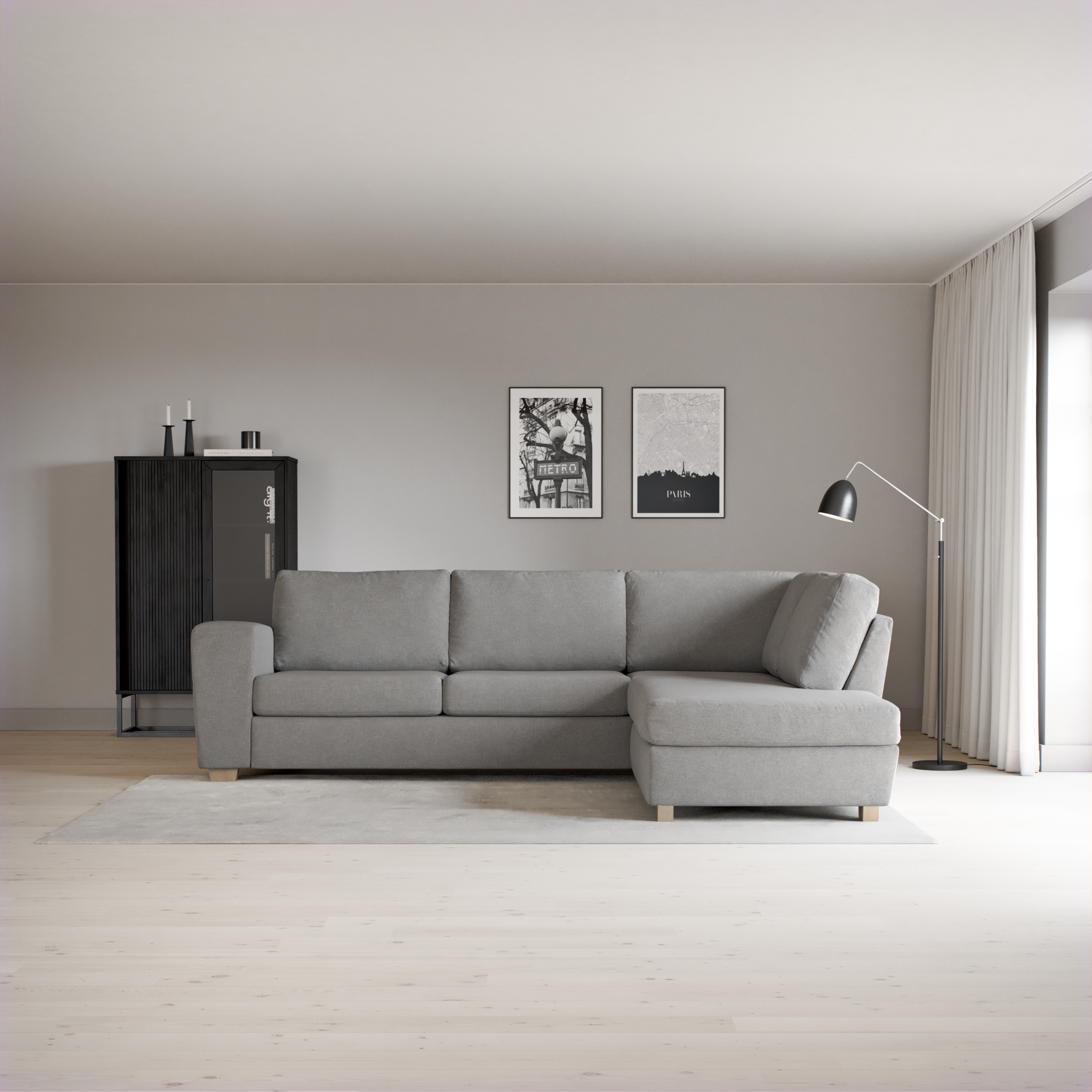 Friday - 2,5-sits soffa med divan höger - inspiration