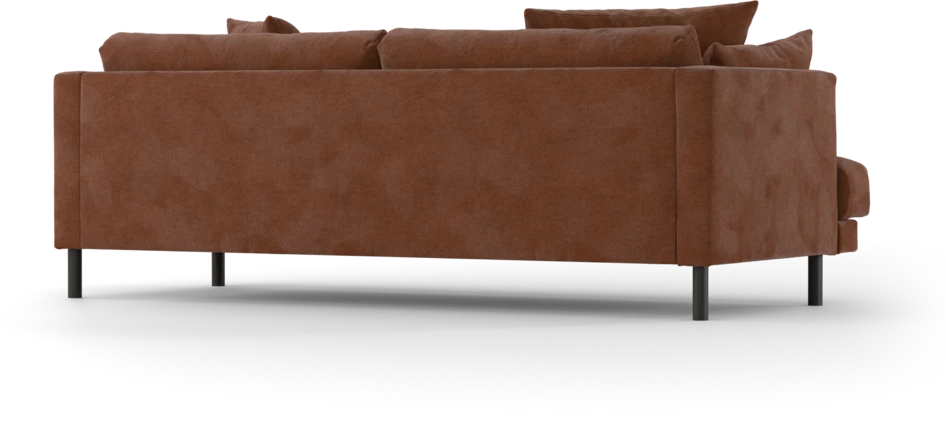 Harper - 3-sits soffa, hel dyna - Orange