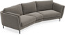 Madison - 3-sits soffa svängd, 90 cm - Grå