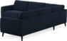 Bridge - Hörnsoffa, 2+2-sits - Blå