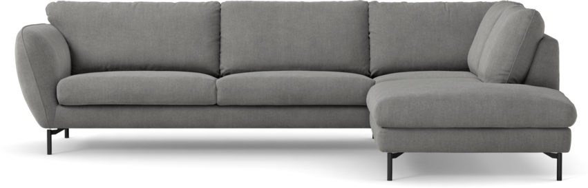 Madison Lux - 3-sits soffa med divan höger - Grå