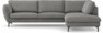 Madison Lux - 3-sits soffa med divan höger - Grå