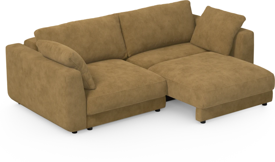 Amie - Bäddsoffa 3-sits - Gul