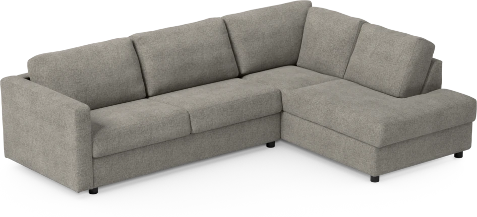 Lindö - Bäddsoffa 2,5-sits med divan - Grå