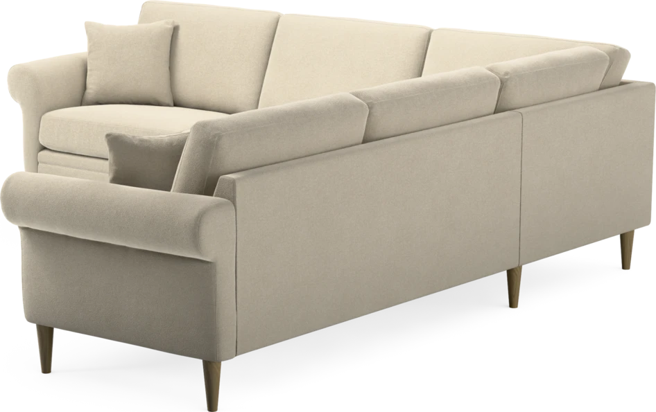Eden - Hörnsoffa, 2,5+2,5-sits - Beige