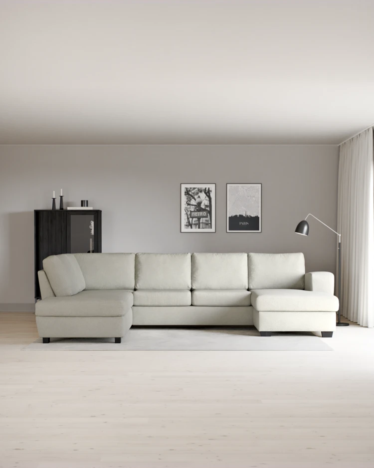Friday - 3-sits soffa med divan vänster och schäslong höger - inspiration