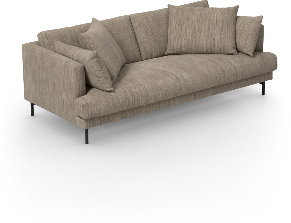 Harper - 3-sits soffa, hel dyna - Beige