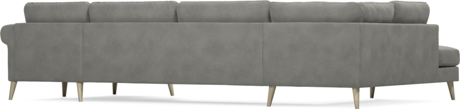 Bridge - 3-sits soffa med divan vänster och schäslong höger - Grå