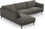 Madison - 3-sits soffa med divan vänster - Grå