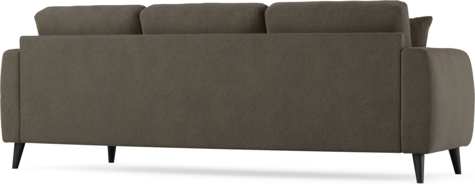 Eden - 3-sits soffa svängd - Brun