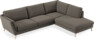 Madison Lux - 3-sits soffa med divan höger - Brun