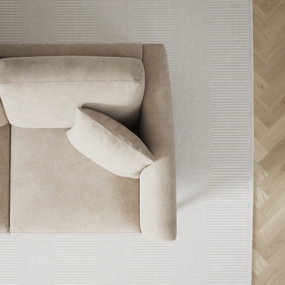 Eden - Hörnsoffa, 2+2-sits - Beige