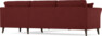 Eden - Hörnsoffa, 2,5+2,5-sits - Röd