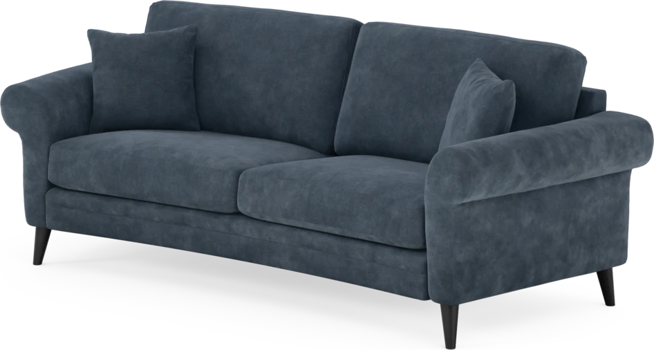 Eden - 2,5-sits soffa svängd - Blå
