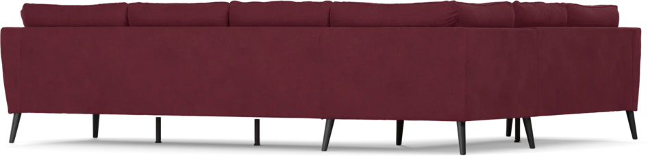 County - Hörnsoffa, 2+3-sits - Röd