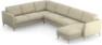 Bridge - Hörnsoffa, 2+3-sits med schäslong höger - Beige