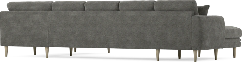 Eden - 3-sits soffa med schäslong vänster och divan höger - Grå