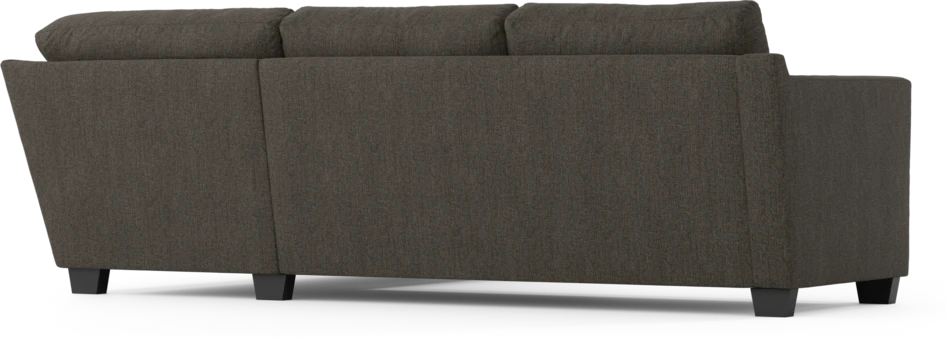 Friday - 2,5-sits soffa med divan höger - Brun