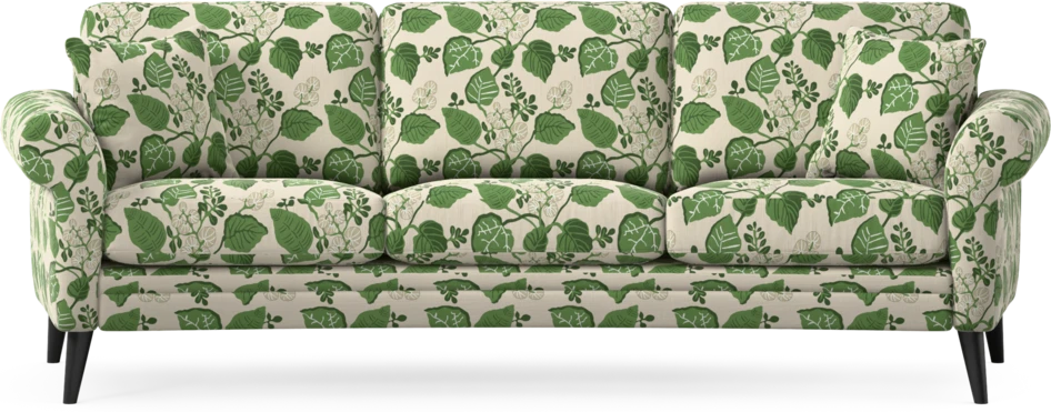 Eden - 3-sits soffa svängd - Flerfärgad