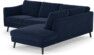 Madison - 2-sits soffa med divan höger - Blå