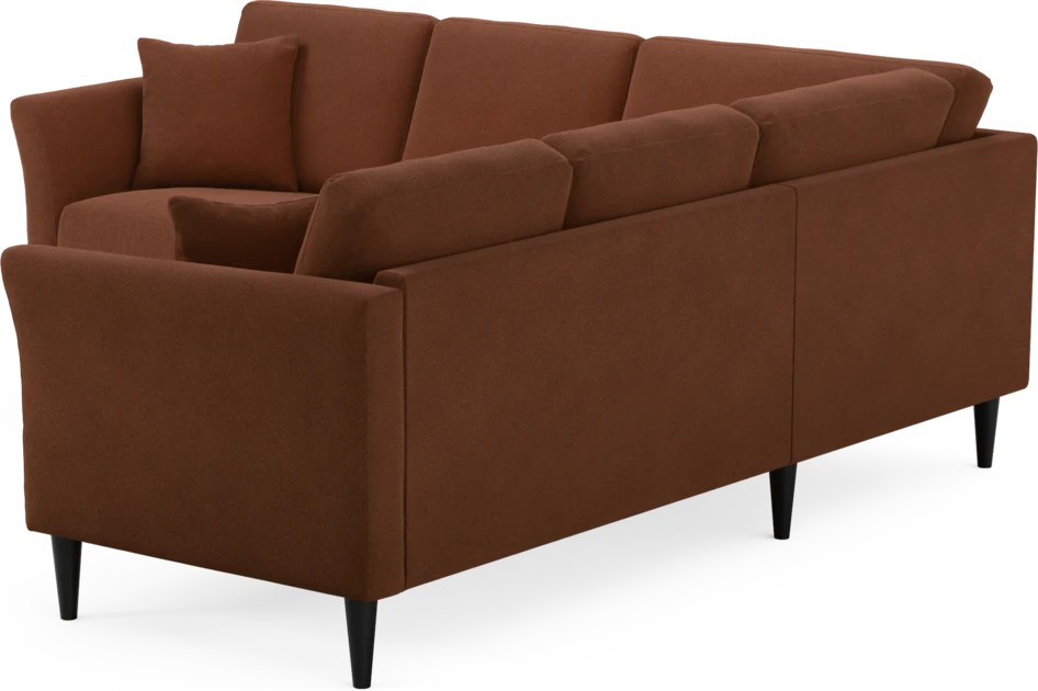 Eden - Hörnsoffa, 2+2-sits - Orange