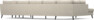 County - 4-sits soffa med divan vänster och schäslong höger - Beige