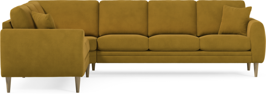 Eden - Hörnsoffa, 2+3-sits - Gul