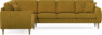 Eden - Hörnsoffa, 2+3-sits - Gul