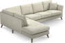 Eden - 3-sits soffa med divan - Beige