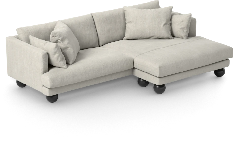 Harper - 4-sits med schäslong XL höger - Beige