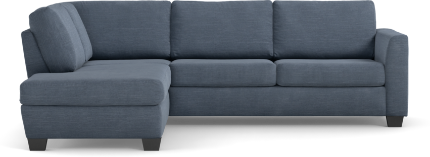 Friday - 2,5-sits soffa med divan vänster - Blå