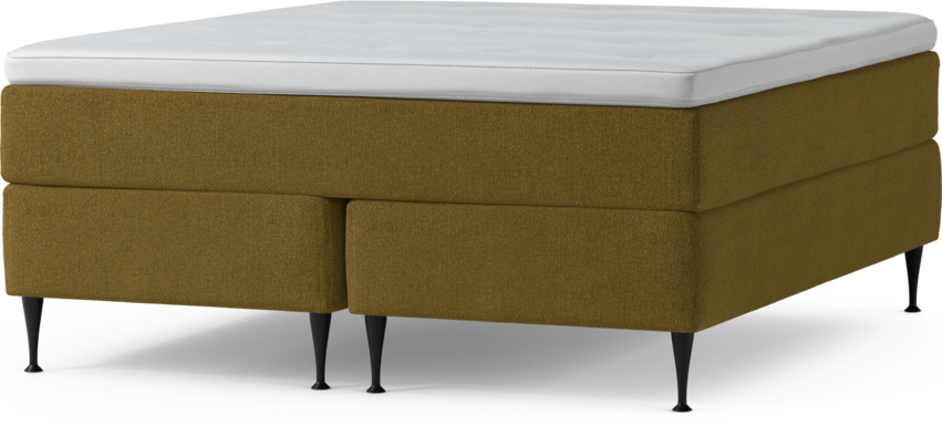 Delux Exclusive - Kontinentalsäng, dubbelsäng med bäddmadrass och sängben