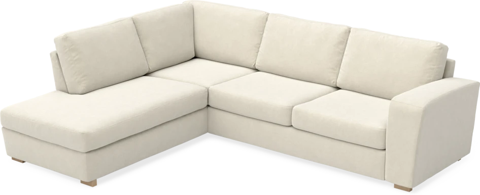 Friday - 2,5-sits soffa med divan vänster - Beige