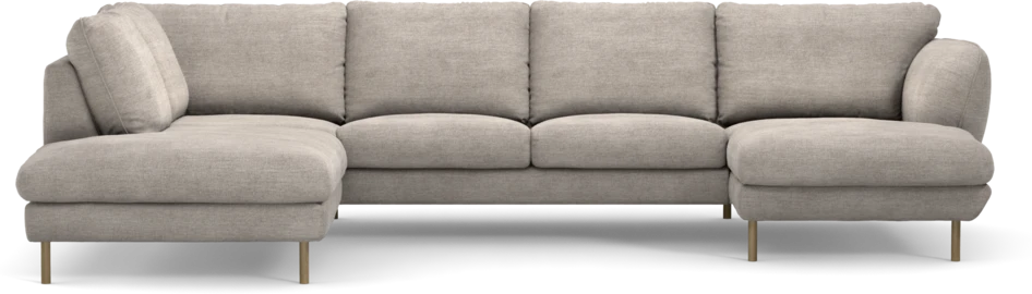Madison - 2-sits soffa med divan vänster och schäslong höger - Beige
